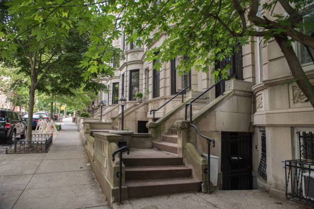 istock Park Slope brownstone facades & row houses 691706832