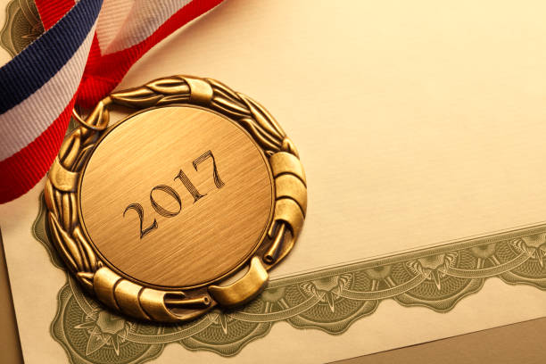 istock Gold Medal Inscribed With 