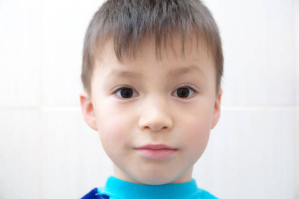 istock Boy portrait, cute smiling adorable face 691733466