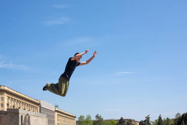 istock Parkour in the city 691744120