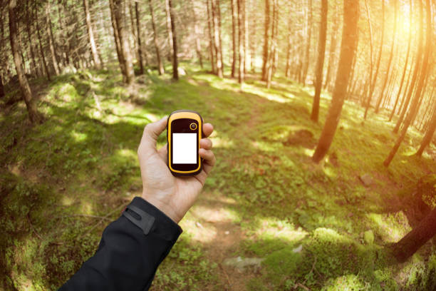 istock finding the right position in the forest via gps 691768462
