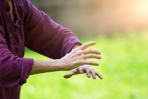 Photo of Practice of Tai Chi Chuan in outdoor