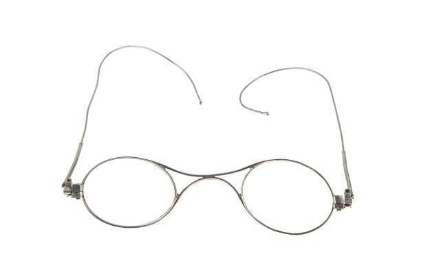 istock Vintage eyeglasses isolated on white background 691772872