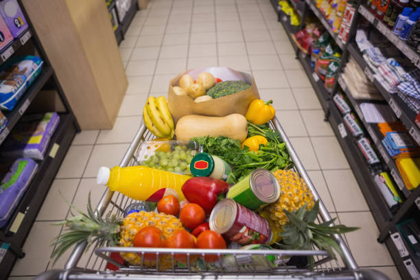 istock A trolley with healthy food 691785980