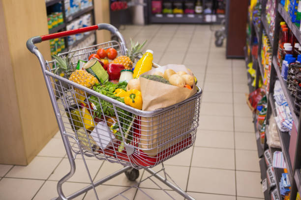 istock A trolley with healthy food 691786058