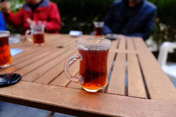 istock Enjoy tea at the garden 691786486
