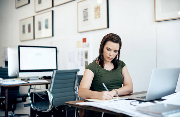istock Working hard to double her success rate 691789716