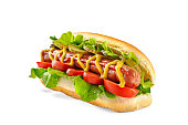 Classic Hot Dog with big sausage