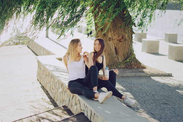 istock Girls at the river 691825970