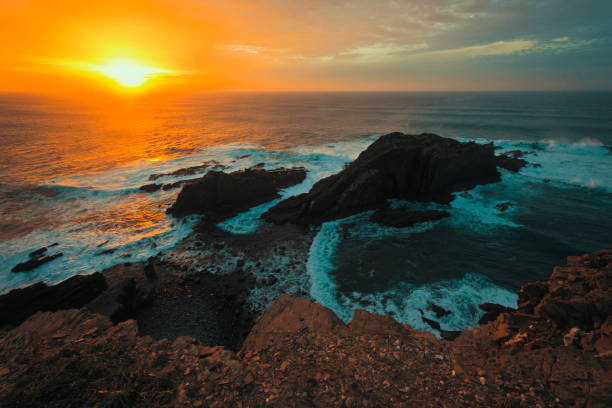 istock Sunset over Portuguese coastline 691836860