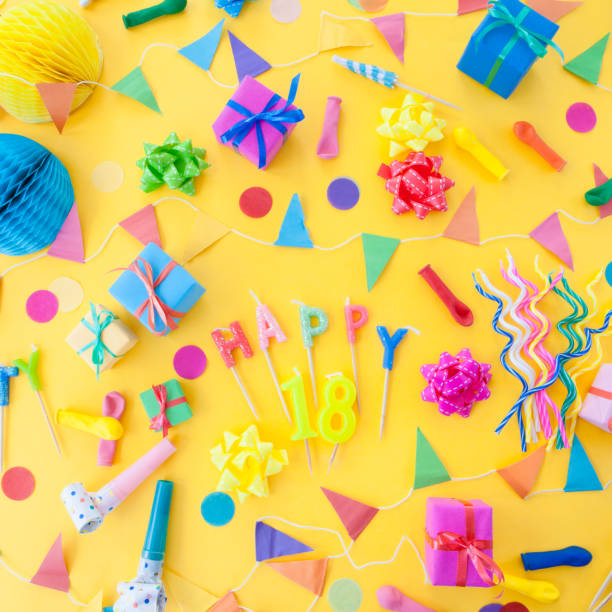 istock Colorful Birthday Party Zubehoer 691843008