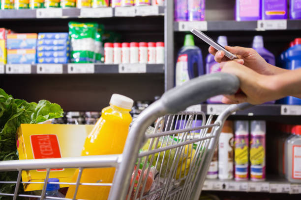 istock woman buy products and using his smartphone 691845786