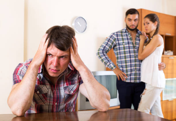 istock Quarrel among adult partners 691847786