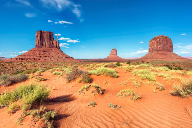 istock Sand dunes in Monument Valley, Utah 691856600