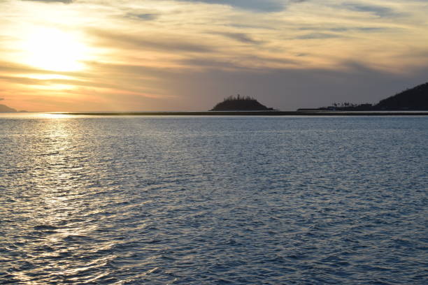 istock Whitsunday Island sunset on a boat 691857004
