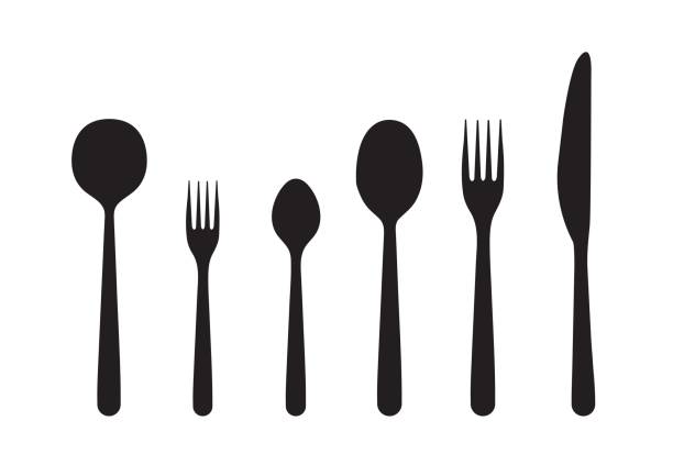 Cutlery vector art illustration