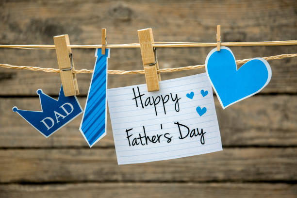 Father's day Happy Father's Day greeting card or background. crown headwear photos stock pictures, royalty-free photos & images