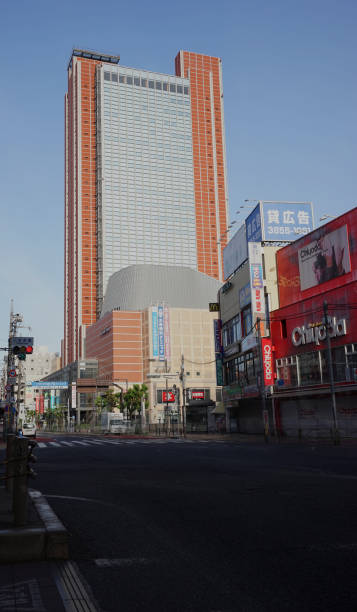 istock Sangendyaya intersection : Tokyo popular Residential area 691913436