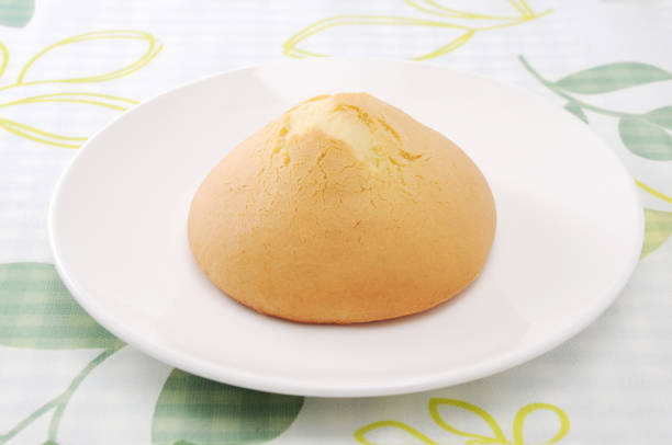 amashoku japanese biscuit scone bread on plate on table