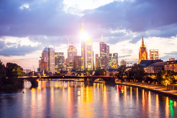 istock Business Skyline in Frankfurt 691934004