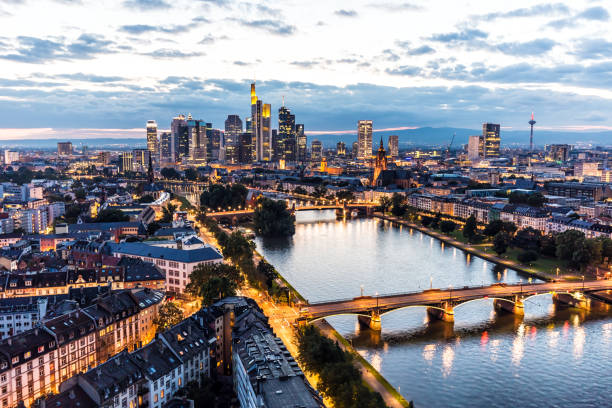 istock Business Skyline in Frankfurt 691934058