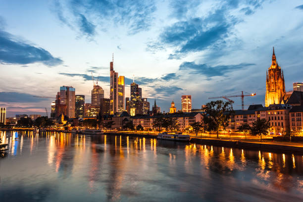 istock Business Skyline in Frankfurt 691934168
