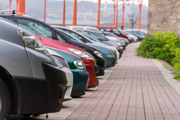 istock Parked cars. 691943494