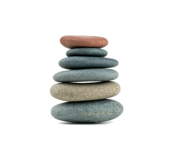 istock pyramid of stones isolated on white 691952970