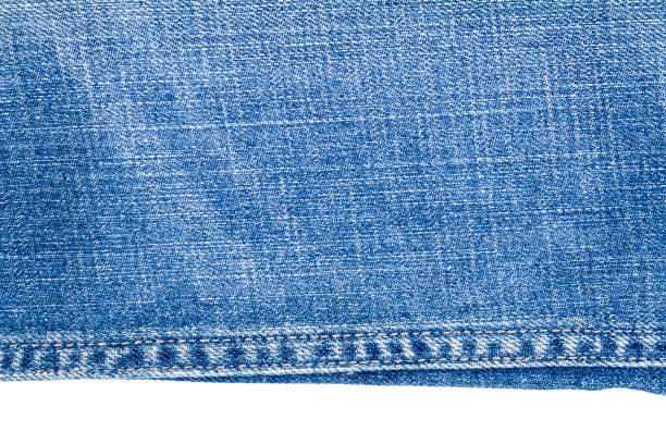 istock Piece of light blue jeans fabric 691956232