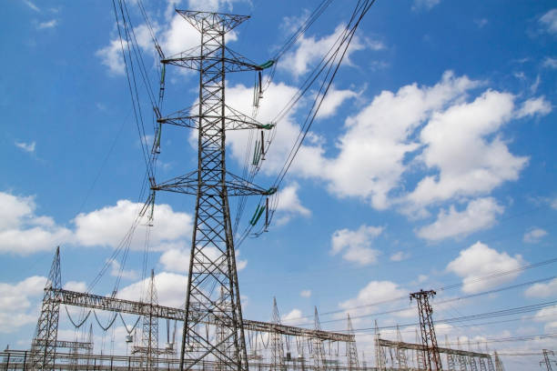 istock Electricity Pylon and High Voltage Post 691963612
