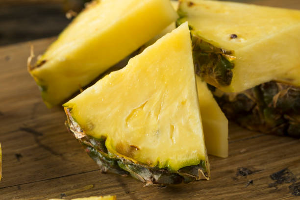 istock Raw Yellow Organic Hawaiian Pineapple 691971916