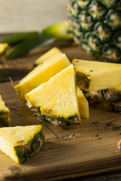 istock Raw Yellow Organic Hawaiian Pineapple 691972632