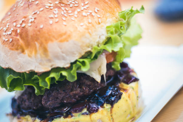 istock Homemade gourmet burger 691975330