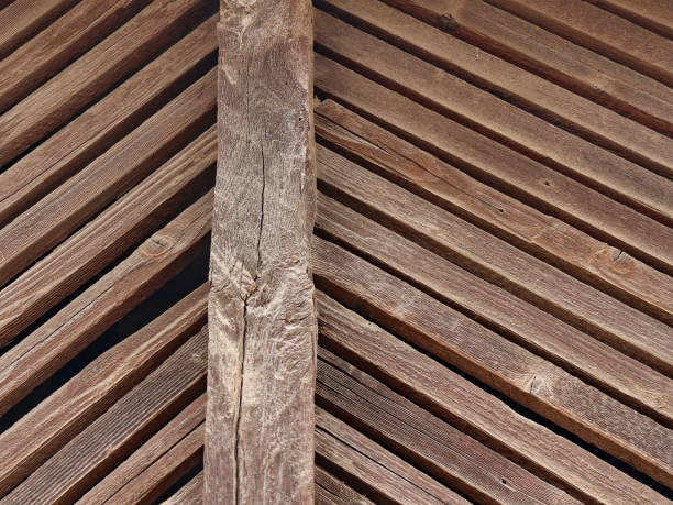 istock Jointed wooden planks 691978926