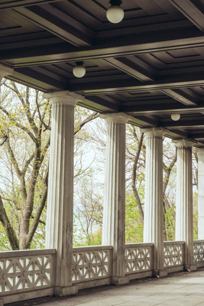 istock Classic Doric Columns in Riverside Park Manhattan NYC 691979092