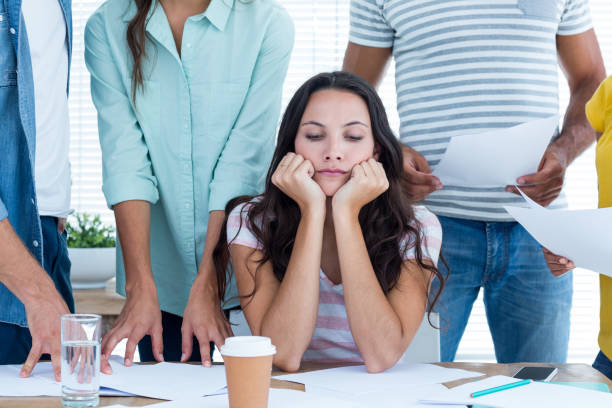 istock Concentrated businesswoman 691981462