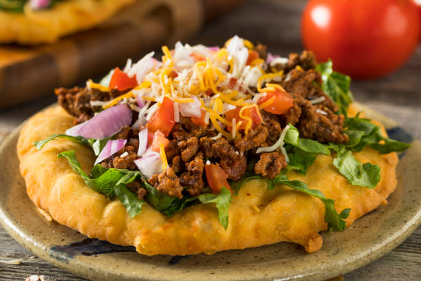 istock Homemade Indian Fry Bread Tacos 691981806