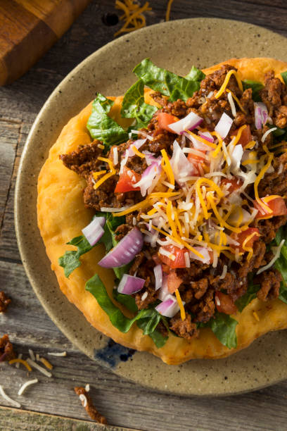 istock Homemade Indian Fry Bread Tacos 691984312