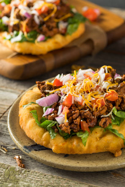 istock Homemade Indian Fry Bread Tacos 691985230