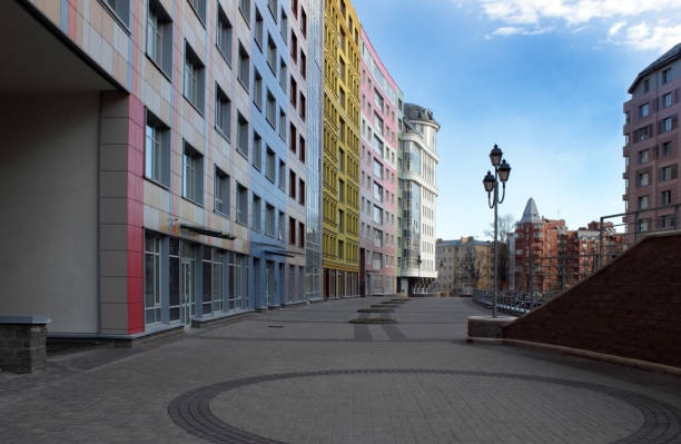 istock Modern residential buildings 691992582