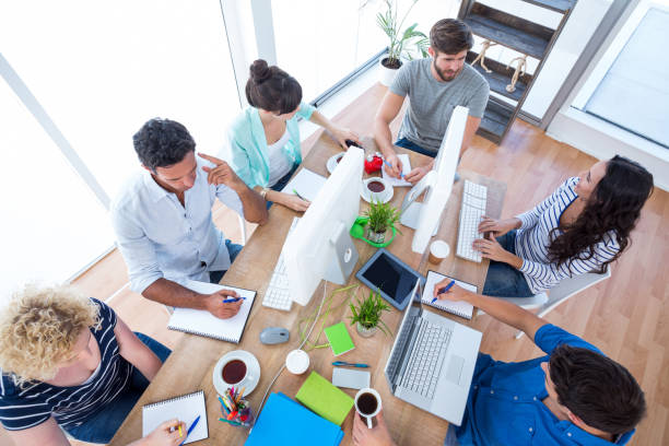 istock Creative business team in a meeting 692021712