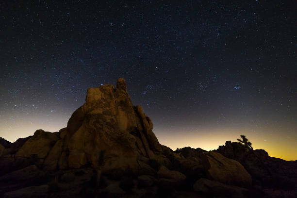 istock Night Sky Over Joshua Tree National Park, California 692038938