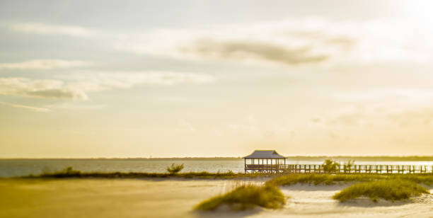 Strandszenen am West Boulevard in pass Christian und Henderson park – Foto