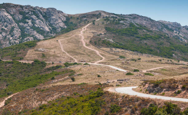 istock Natural summer landscape with Mountain roads 692067684