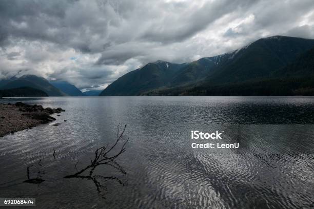 Alouette Lake Maple Ridge Bc Canada Stock Photo - Download Image Now - Golden Ears Provincial Park, Back Lit, Beauty In Nature