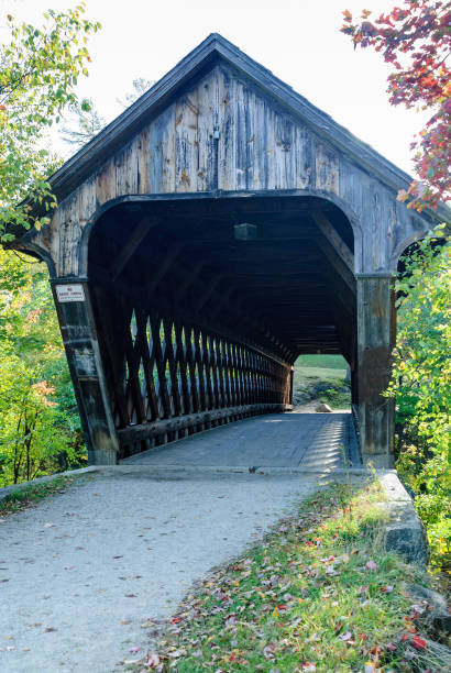 istock Covered bridge Contoocook River New Hampshire 692073802