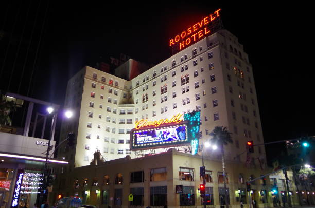 hollywood/roosevelt hotel - marilyn monroe stock-fotos und bilder