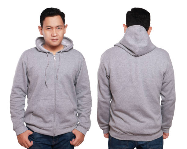 istock Gray Hoodie Mock up 692081850
