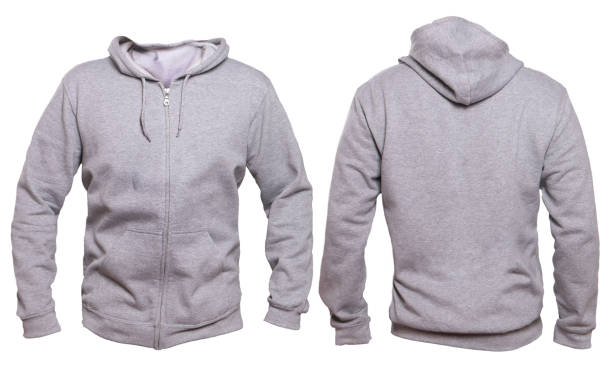 istock Gray Hoodie Mock up 692081874