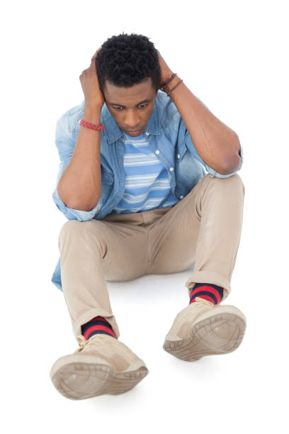 istock Full length of a thoughtful young man 692113446